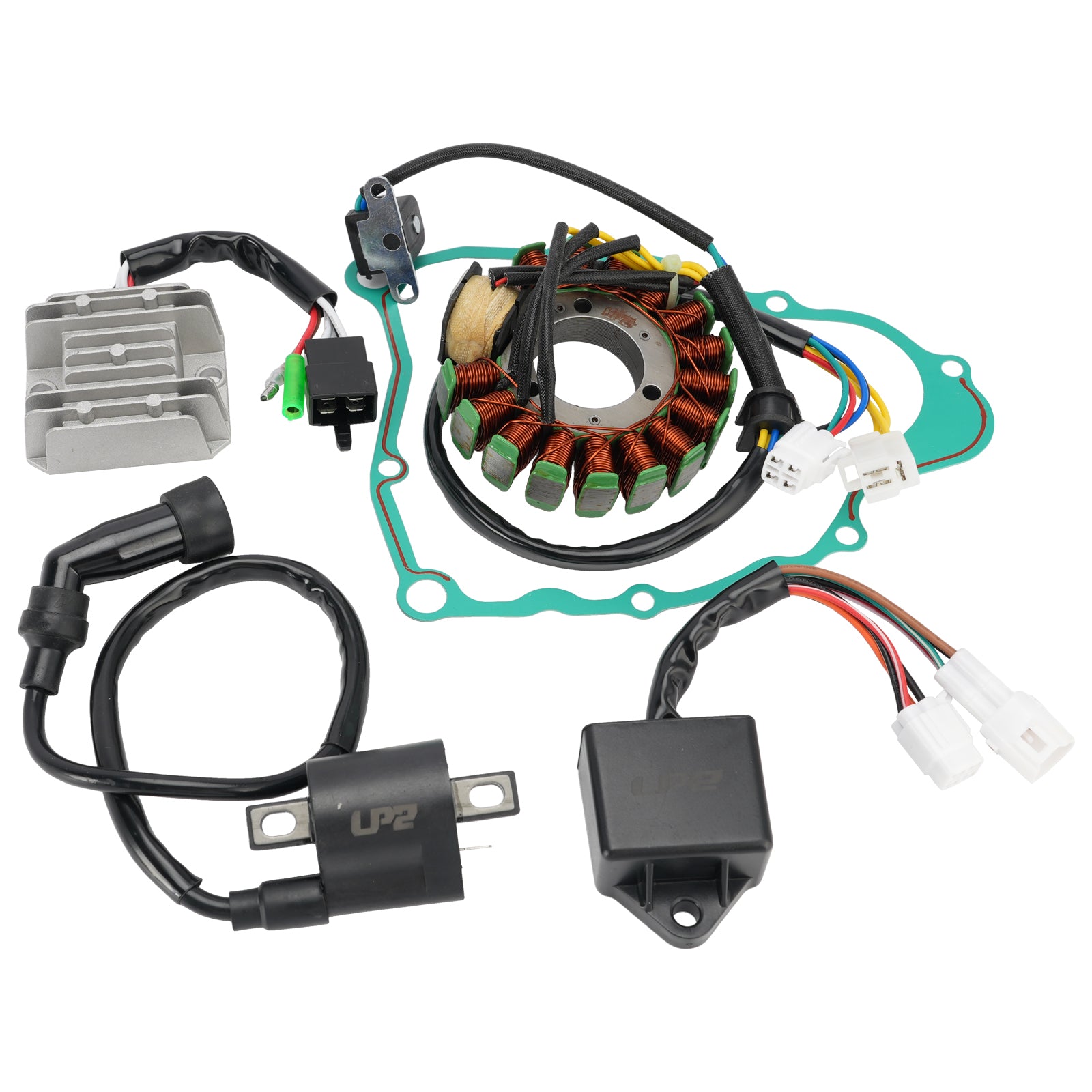 1994-1996 Yamaha Timberwolf 250 YFB250FW Stator Regulator CDI Box Ignition Coil