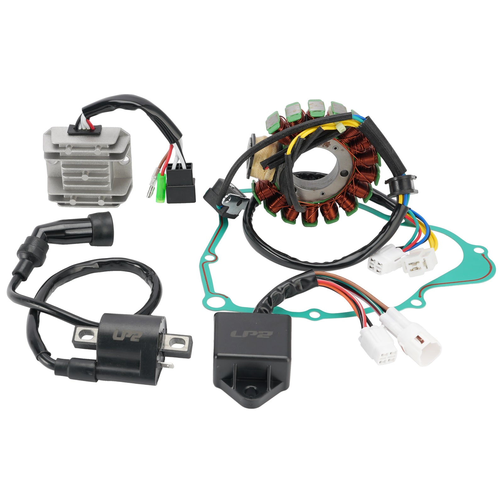 1994-1996 Yamaha Timberwolf 250 YFB250FW Stator Regulator CDI Box Ignition Coil