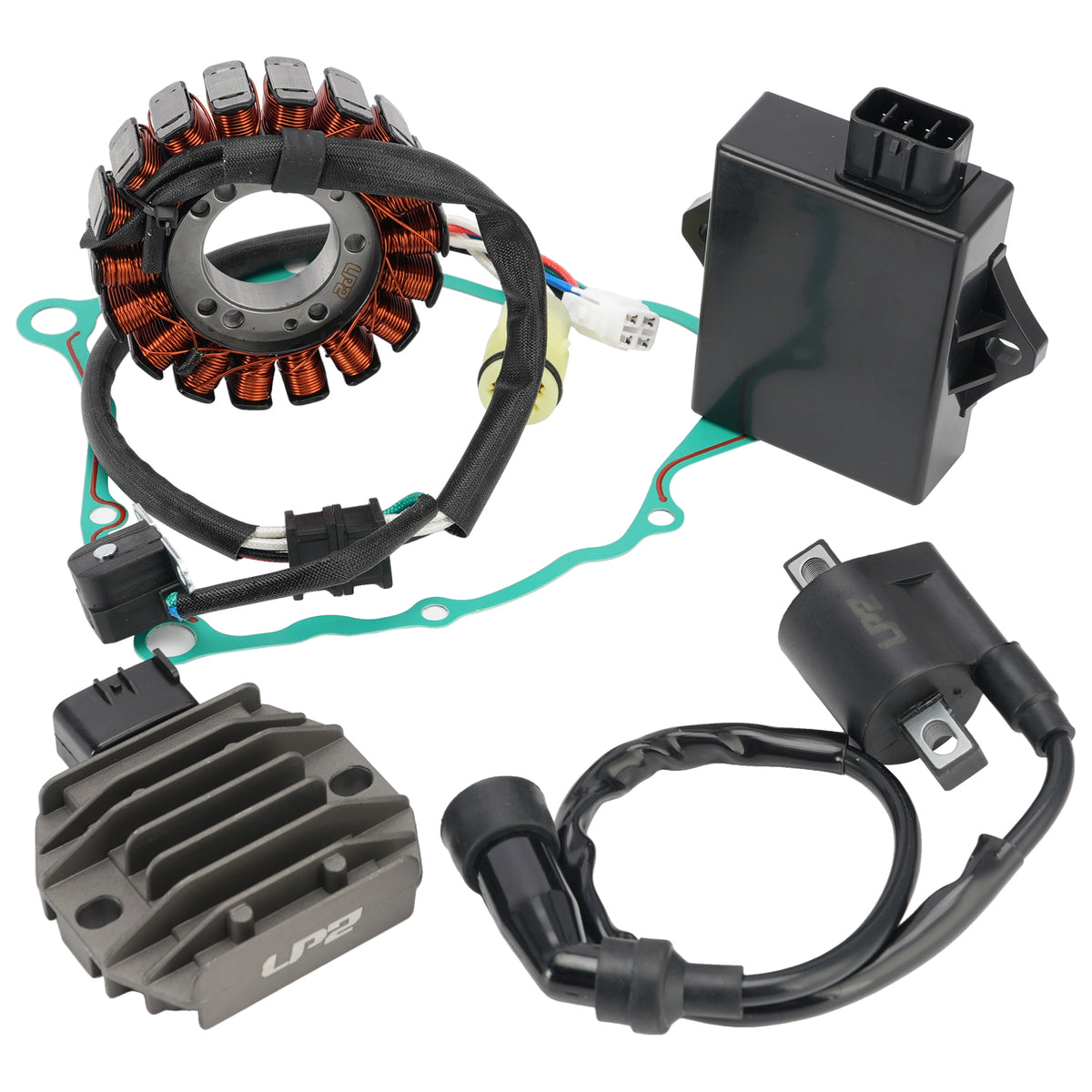 2001-2004 Yamaha Bear Tracker 250 YFM250X Stator Regulator CDI Box Ignition Coil