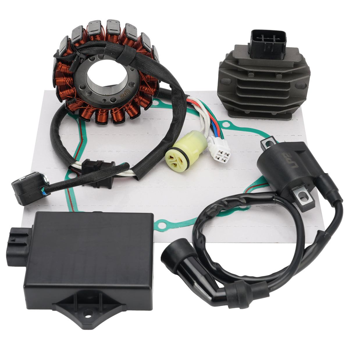 2001-2004 Yamaha Bear Tracker 250 YFM250X Stator Regulator CDI Box Ignition Coil