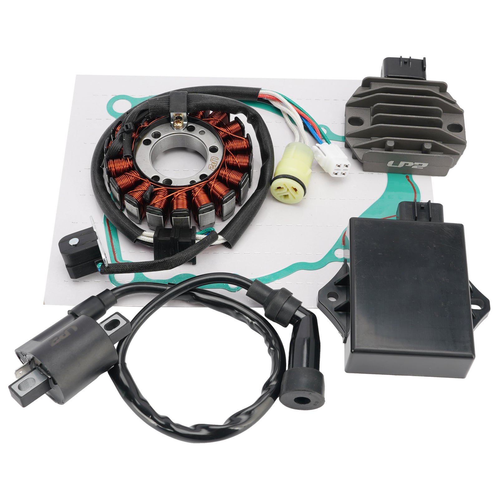 2001-2004 Yamaha Bear Tracker 250 YFM250X Stator Regulator CDI Box Ignition Coil