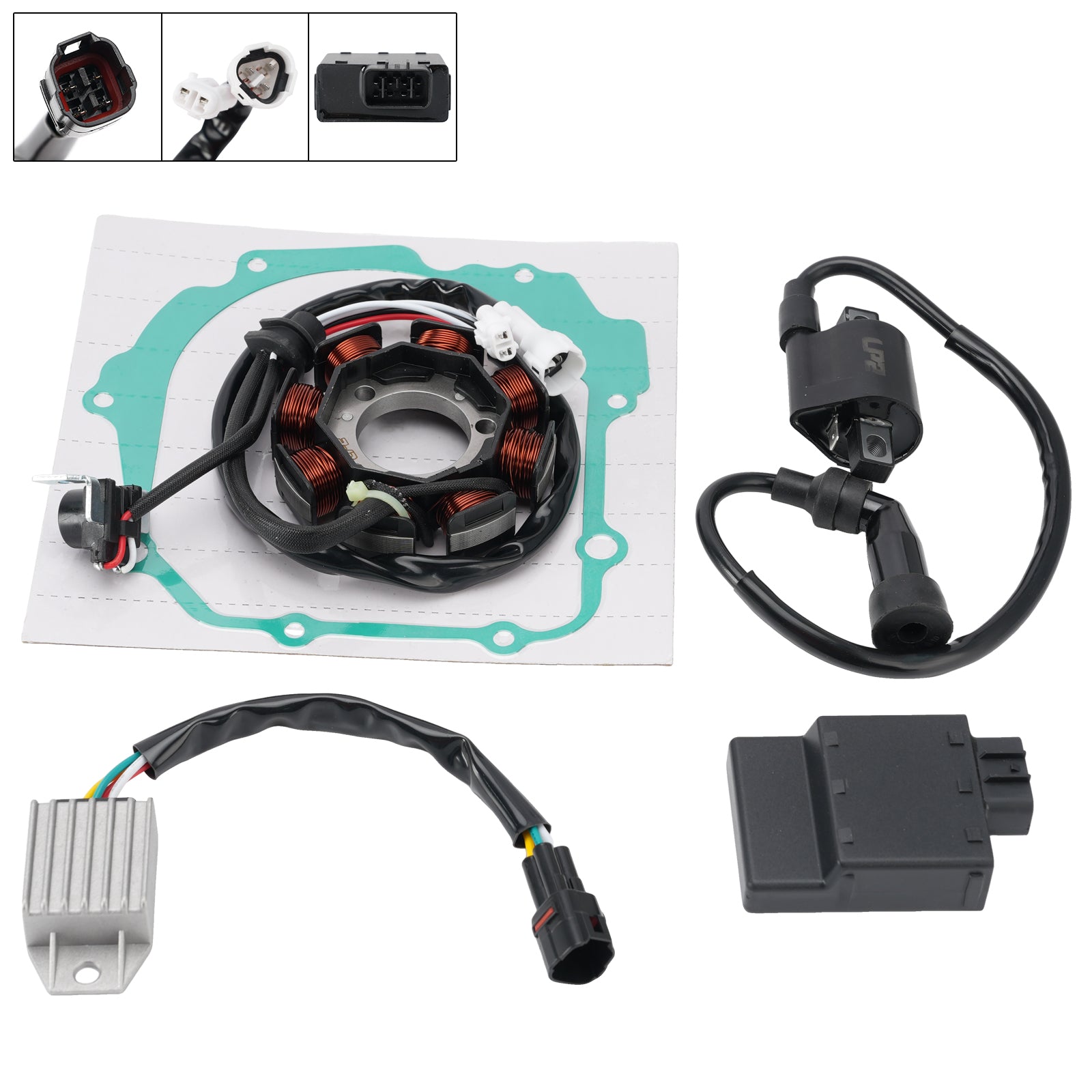 2002-2004 Yamaha YFA1 Breeze 125 Stator Regulator CDI Box Ignition Coil Gasket