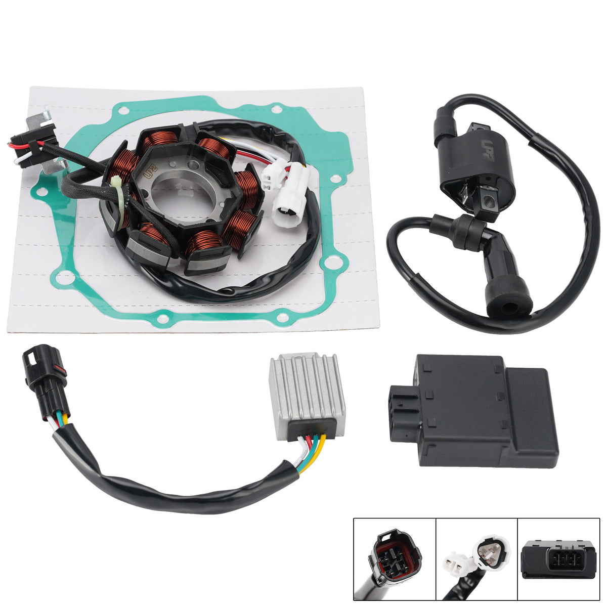 2002-2004 Yamaha YFA1 Breeze 125 Stator Regulator CDI Box Ignition Coil Gasket