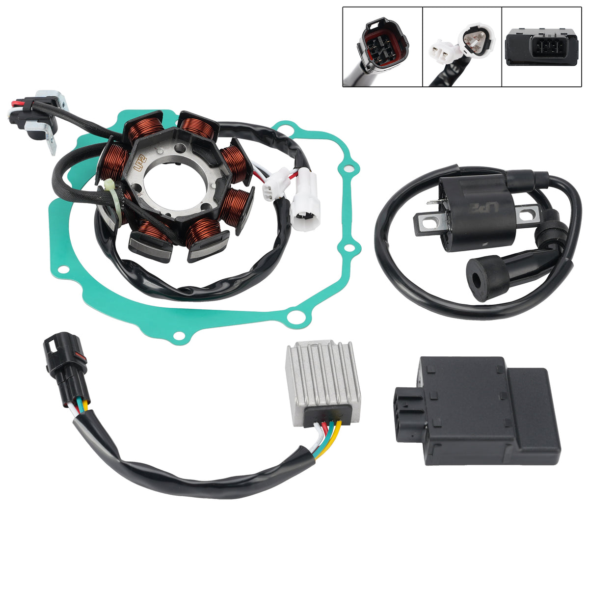 2002-2004 Yamaha YFA1 Breeze 125 Stator Regulator CDI Box Ignition Coil Gasket