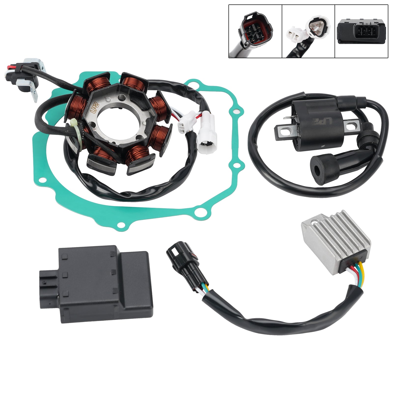 2002-2004 Yamaha YFA1 Breeze 125 Stator Regulator CDI Box Ignition Coil Gasket