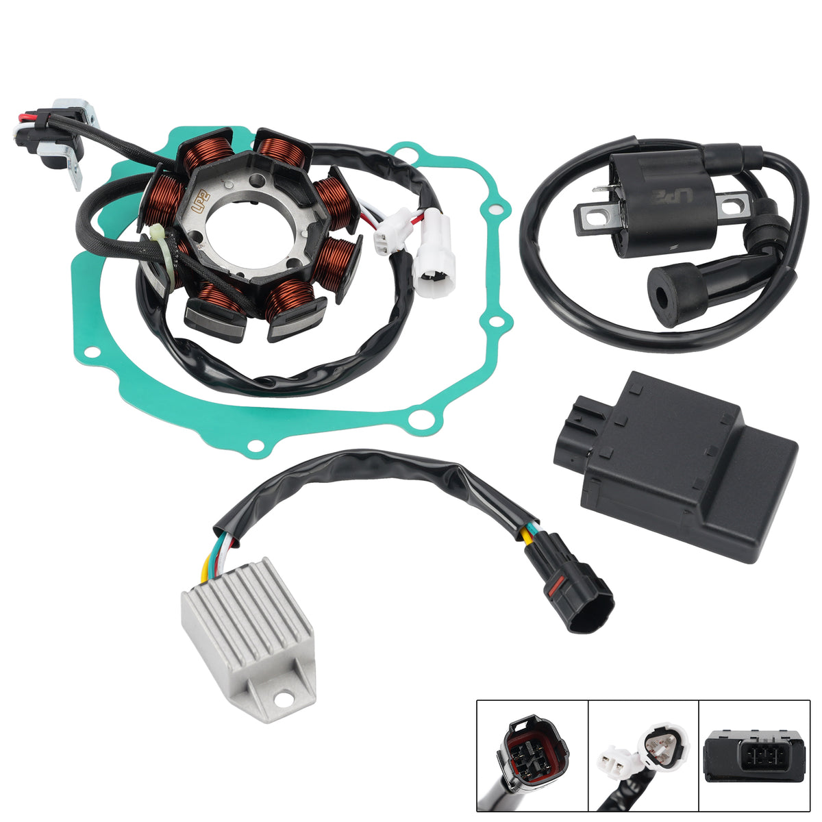 2002-2004 Yamaha YFA1 Breeze 125 Stator Regulator CDI Box Ignition Coil Gasket