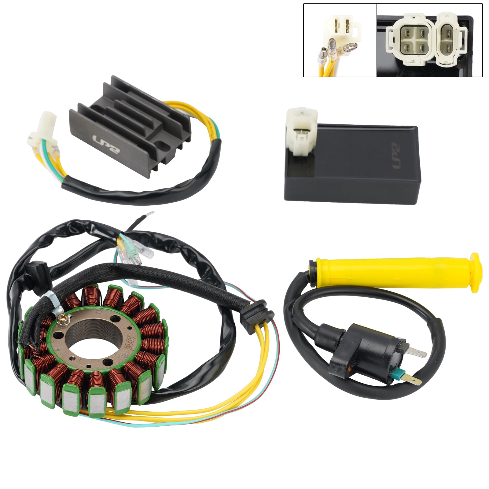1990 1991 1992 Honda XLR250R MD22 Stator Regulator CDI Box Ignition Coil Kit