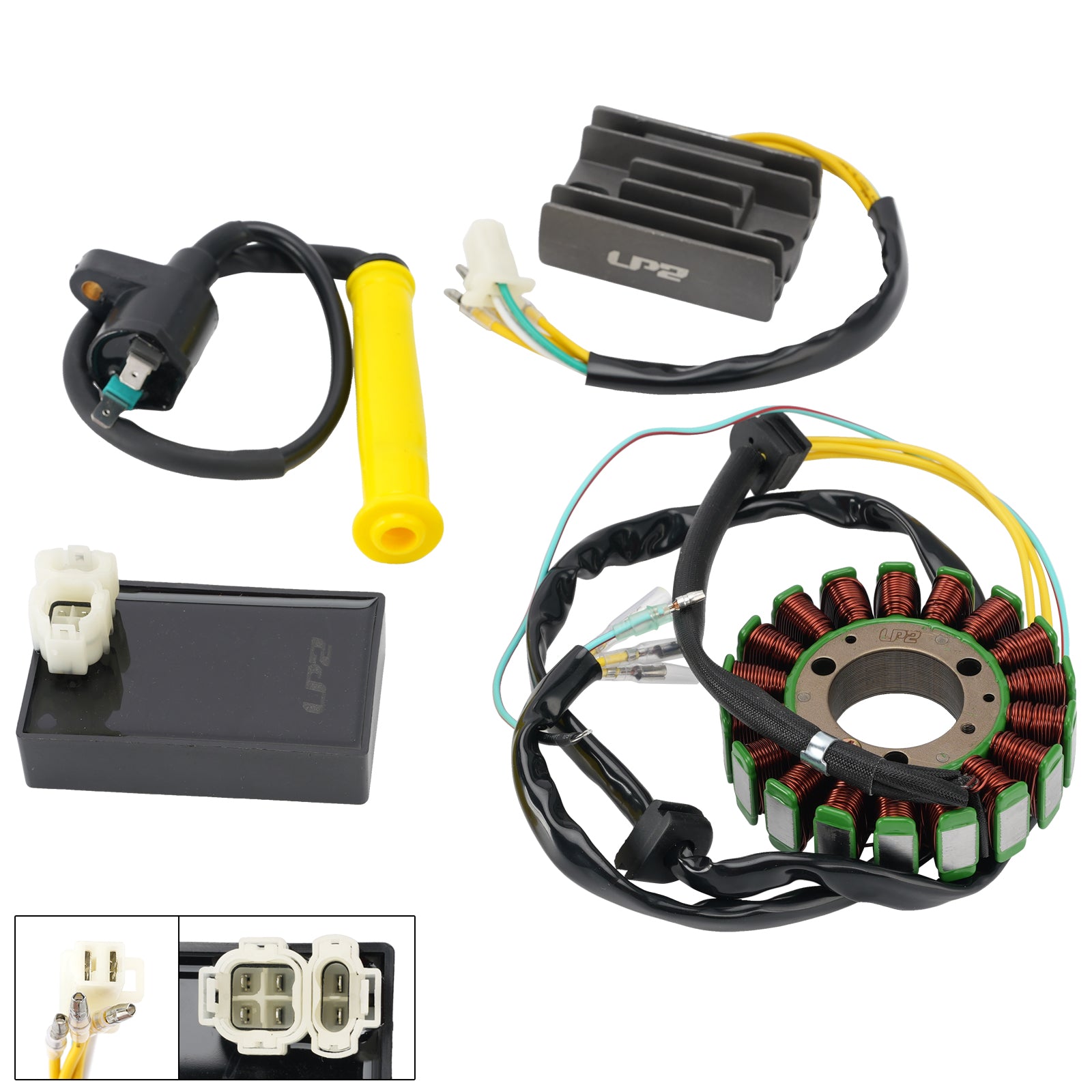 1990 1991 1992 Honda XLR250R MD22 Stator Regulator CDI Box Ignition Coil Kit