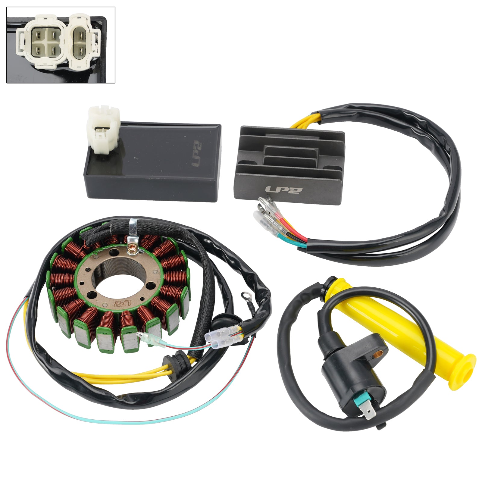 1991-1996 Honda XR 250 L XR250L Stator Regulator CDI Box Ignition Coil Kit