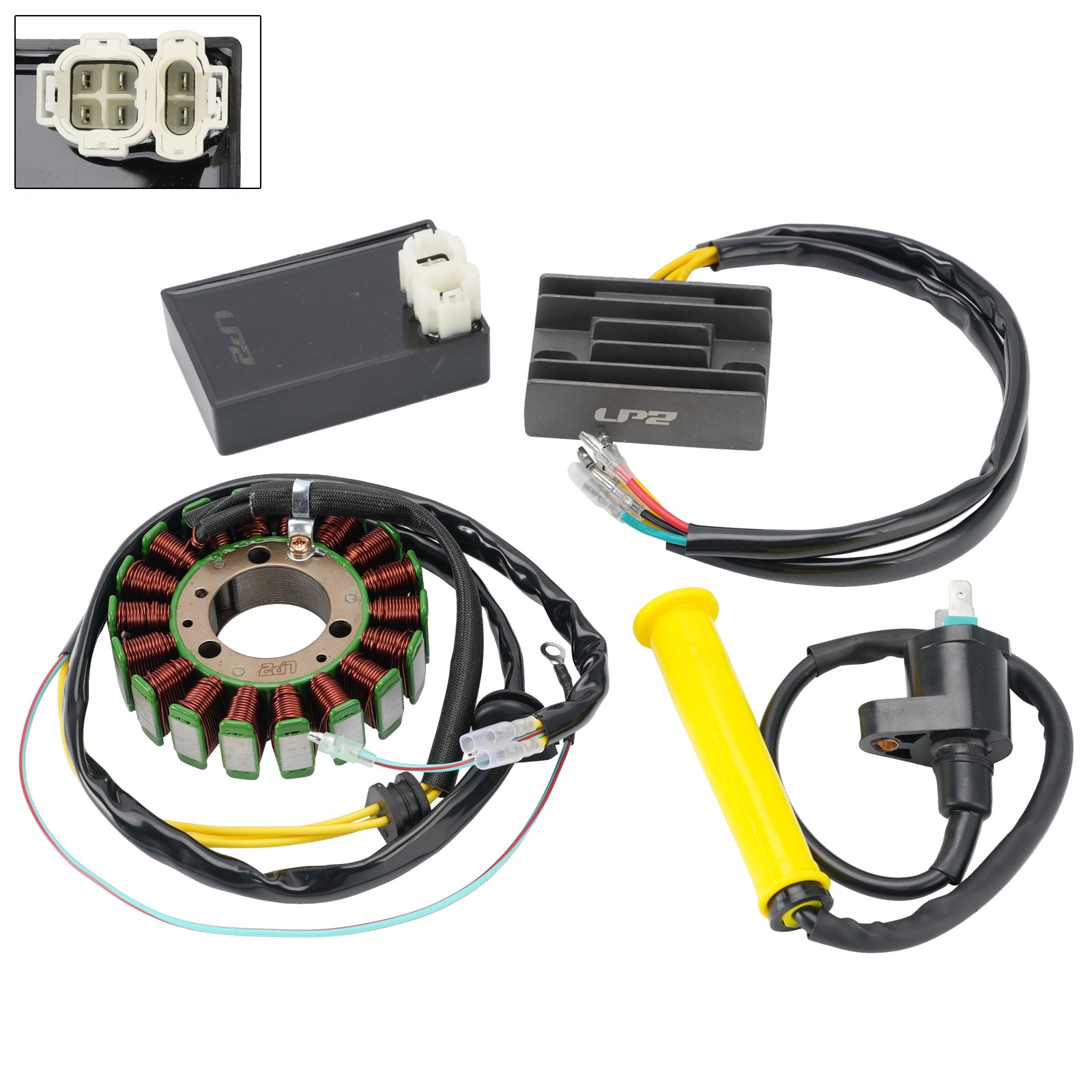 1991-1996 Honda XR 250 L XR250L Stator Regulator CDI Box Ignition Coil Kit