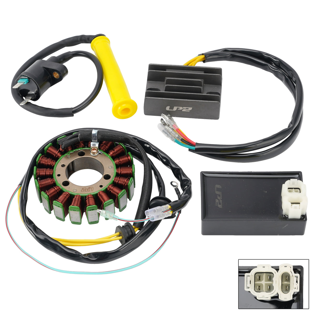 1991-1996 Honda XR 250 L XR250L Stator Regulator CDI Box Ignition Coil Kit