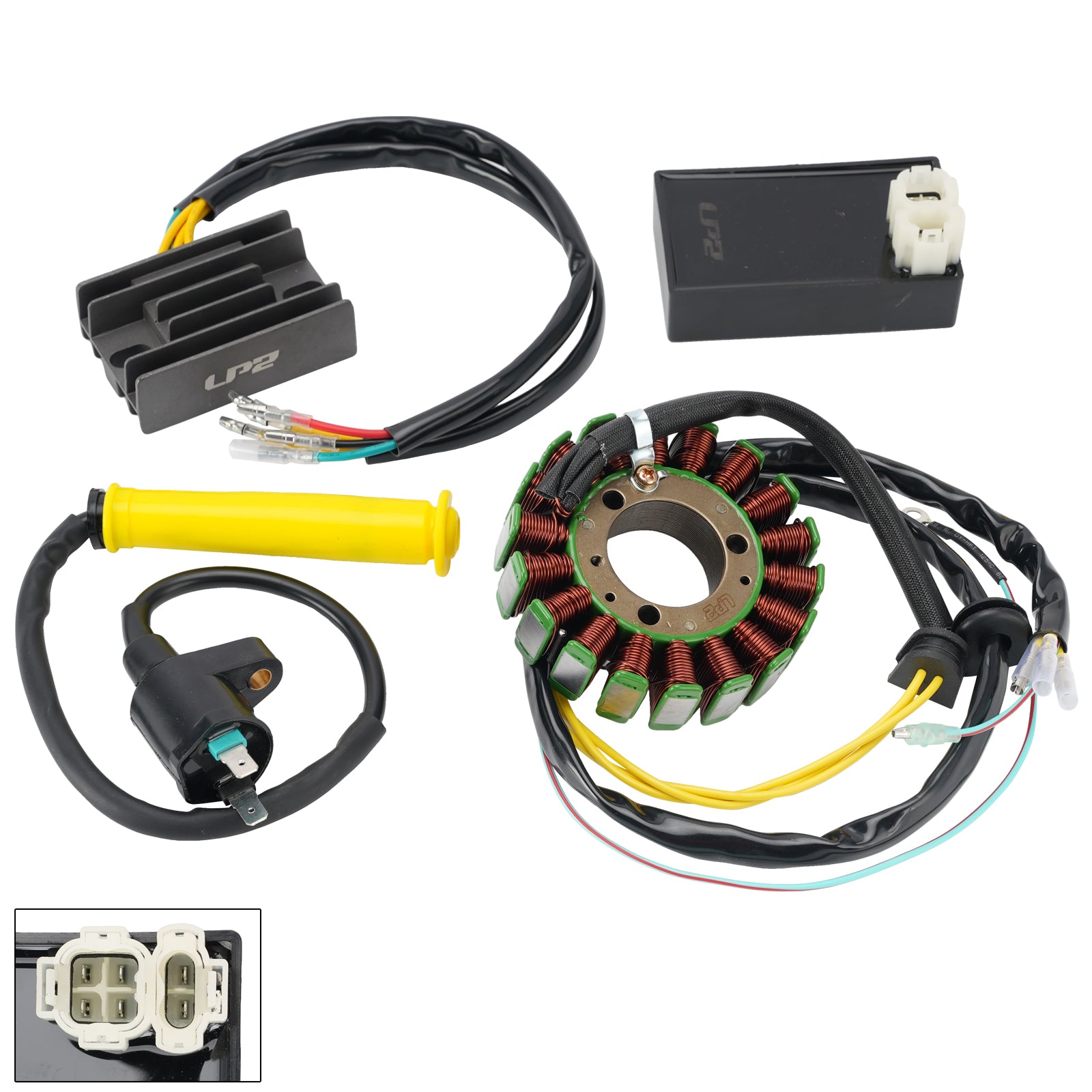 1991-1996 Honda XR 250 L XR250L Stator Regulator CDI Box Ignition Coil Kit