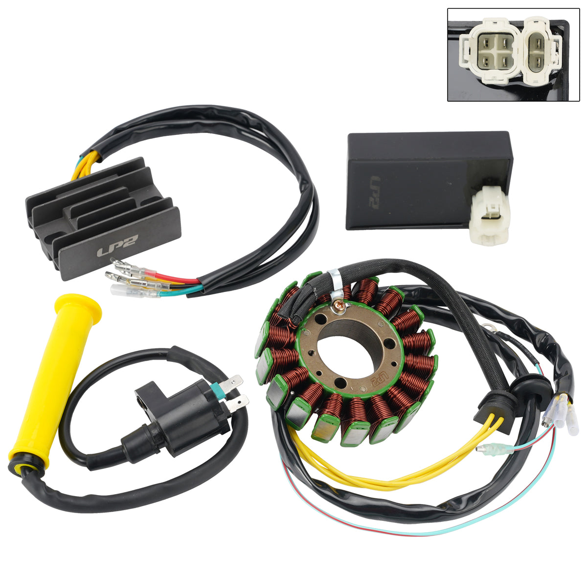 1991-1996 Honda XR 250 L XR250L Stator Regulator CDI Box Ignition Coil Kit