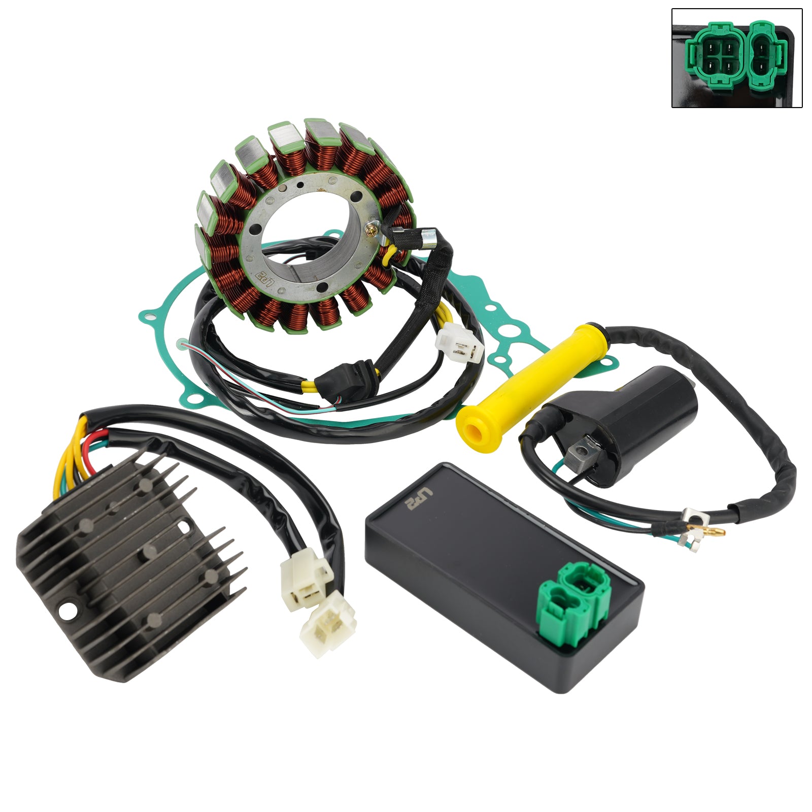 1988-1989 Honda NX650 Dominator Stator Regulator CDI Box Ignition Coil Gasket