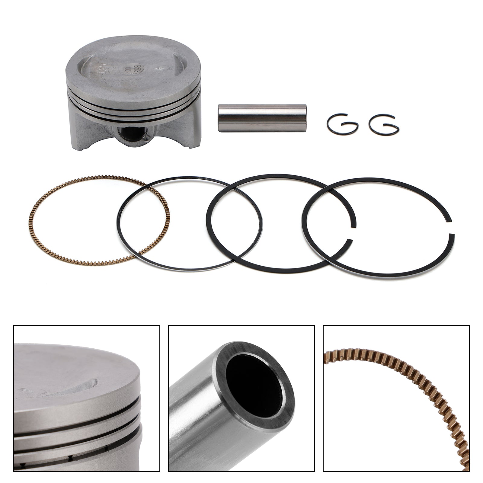 2004-2007 Yamaha Xg250 Tricker Xt250 Piston Ring Rebuild Kit 74Mm 5Xt-11631-00