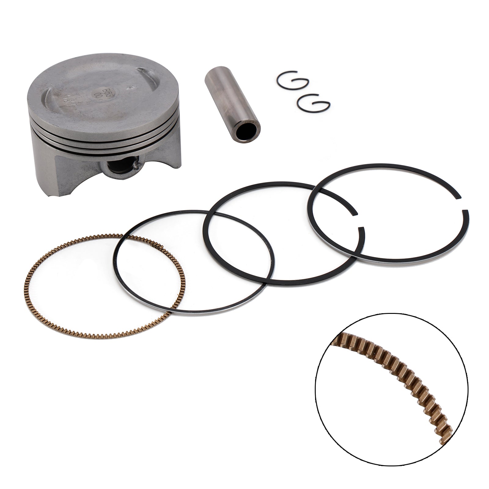 2004-2007 Yamaha Xg250 Tricker Xt250 Piston Ring Rebuild Kit 74Mm 5Xt-11631-00