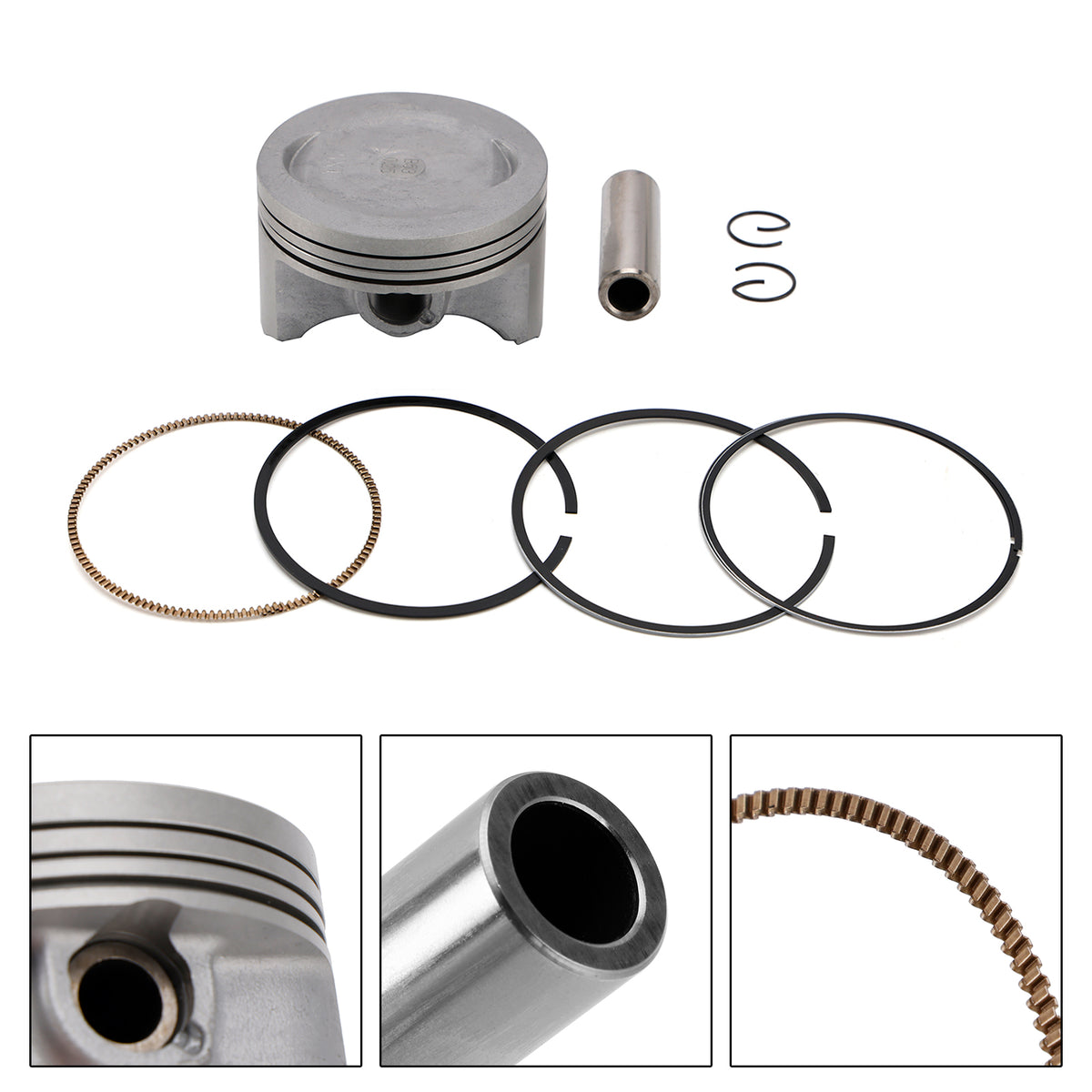 2004-2007 Yamaha Xg250 Tricker Xt Piston Ring Rebuild Kit 74.25Mm 5Xt-11631-00