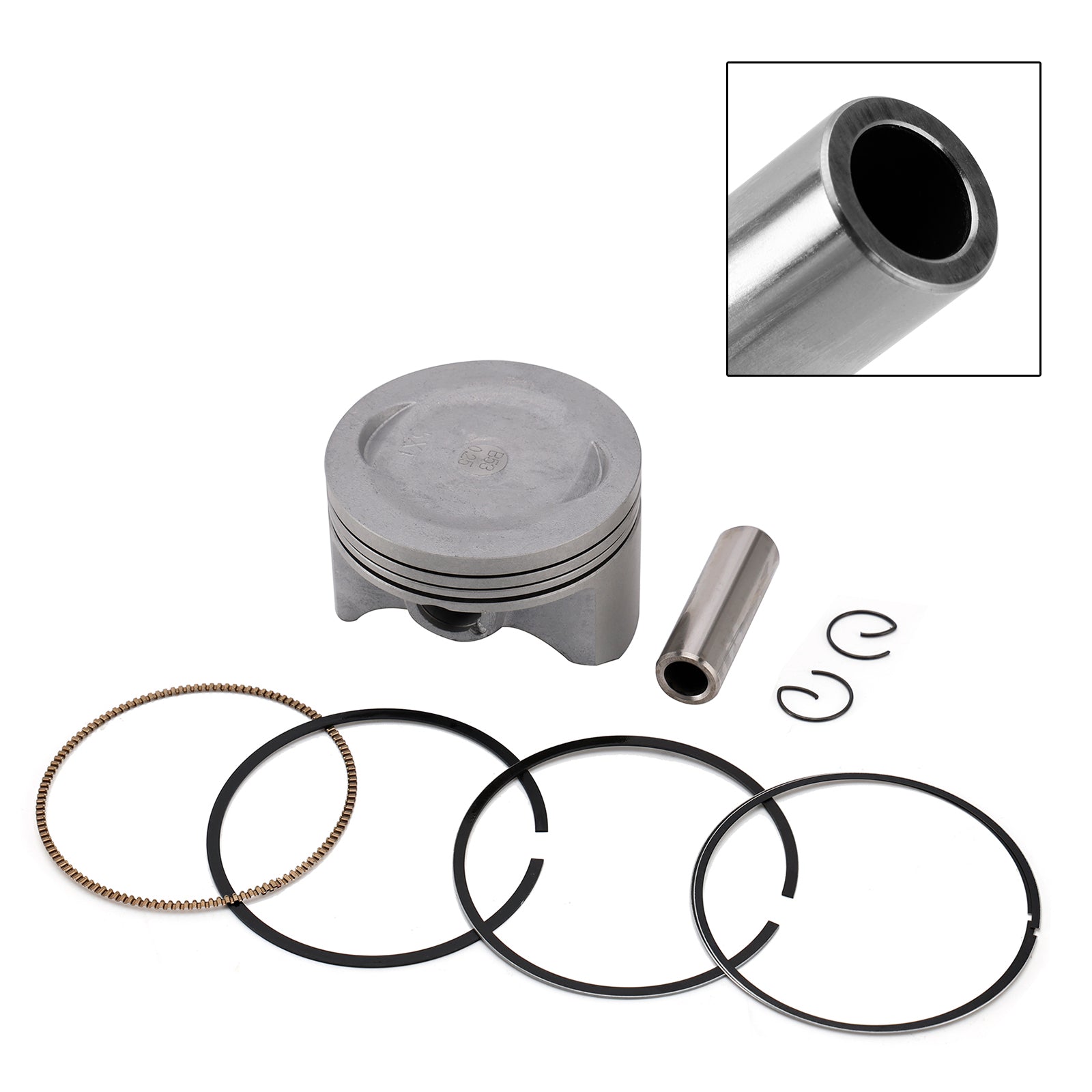 2004-2007 Yamaha Xg250 Tricker Xt Piston Ring Rebuild Kit 74.25Mm 5Xt-11631-00