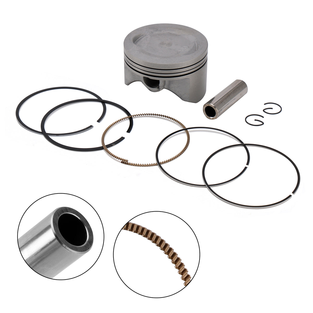 2004-2007 Yamaha Xg250 Tricker Xt250 Piston Ring Rebuild Kit 74.5Mm 5Xt-11631-00