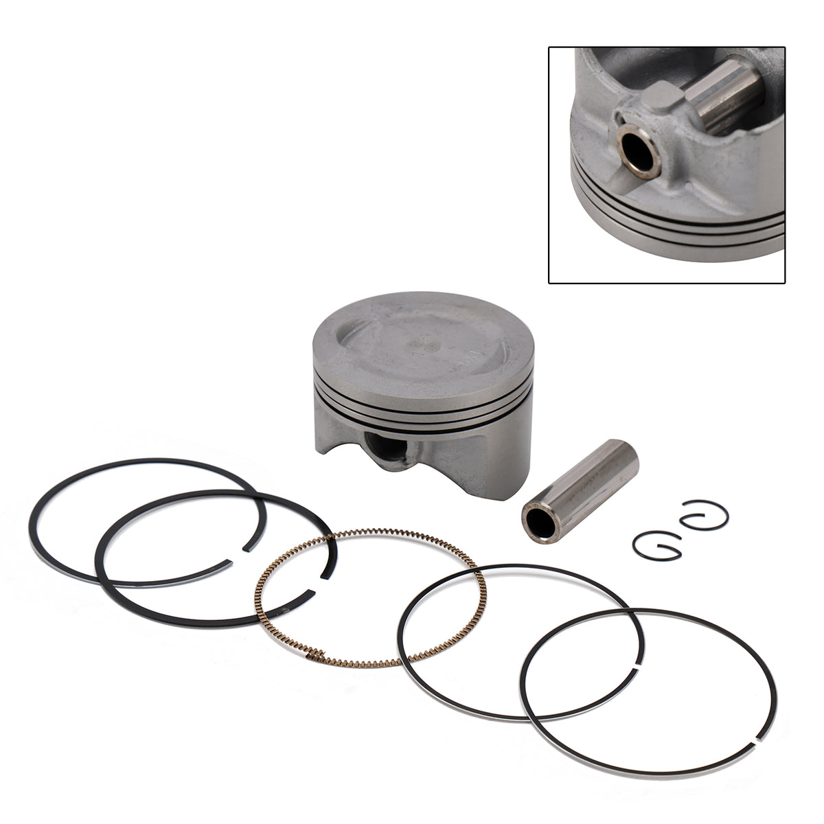 2004-2007 Yamaha Xg250 Tricker Xt250 Piston Ring Rebuild Kit 74.5Mm 5Xt-11631-00