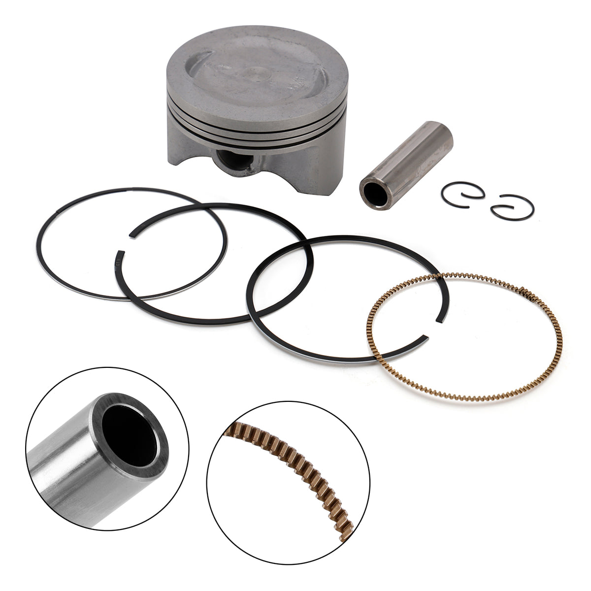 2004-2007 Yamaha Xg250 Tricker Xt Piston Ring Rebuild Kit 74.75Mm 5Xt-11631-00