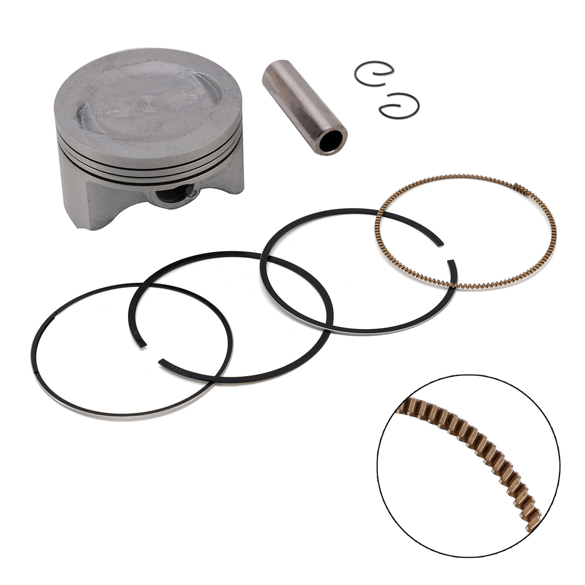2004-2007 Yamaha Xg250 Tricker Xt Piston Ring Rebuild Kit 74.75Mm 5Xt-11631-00
