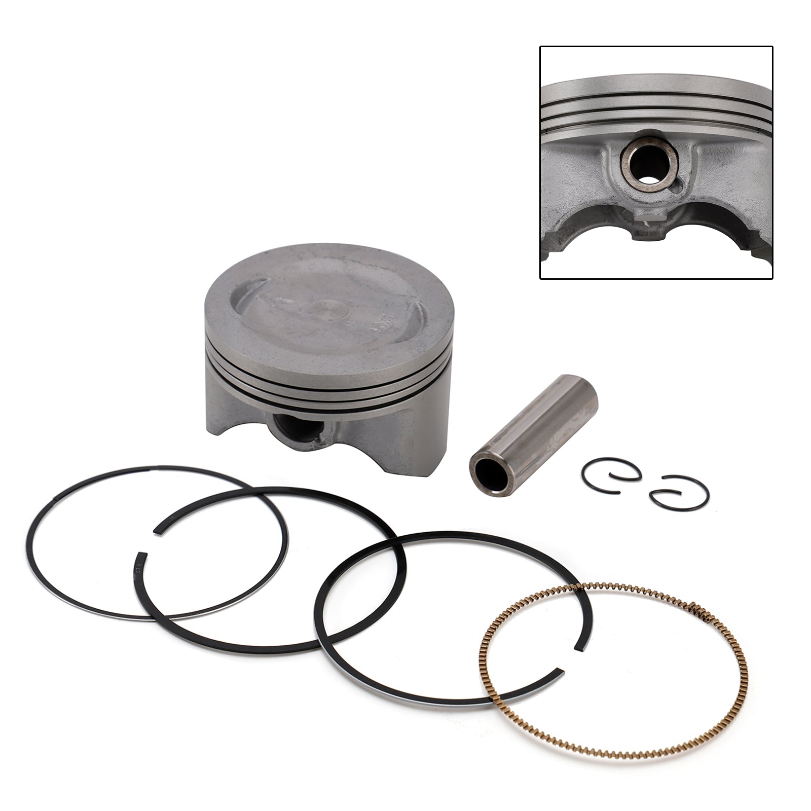 2004-2007 Yamaha Xg250 Tricker Xt Piston Ring Rebuild Kit 74.75Mm 5Xt-11631-00