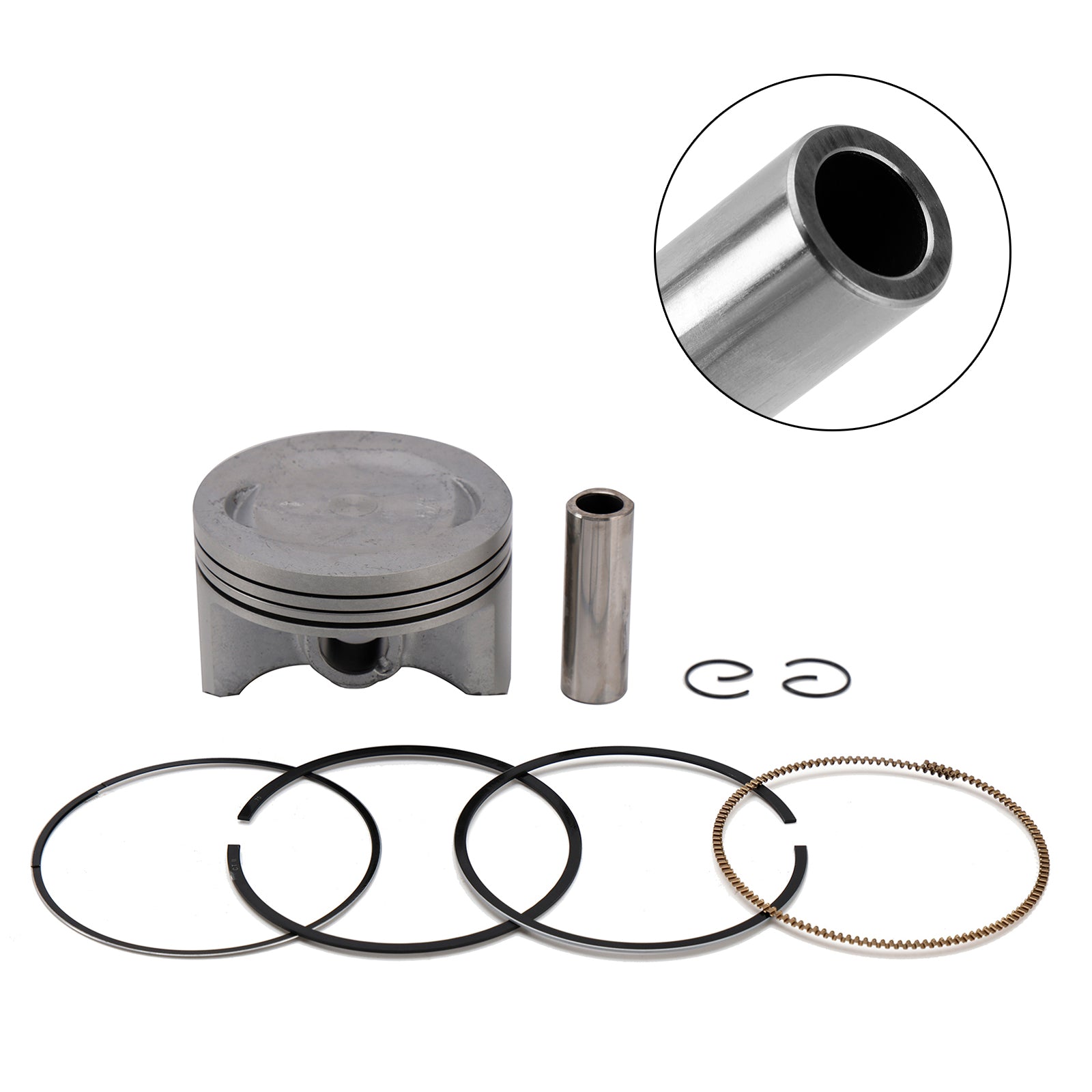 2004-2007 Yamaha Xg250 Tricker Xt Piston Ring Rebuild Kit 74.75Mm 5Xt-11631-00