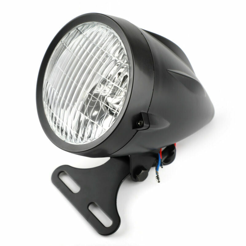 4 3/4 pouces Honda Yamaha Harley Chopper Bobber Cafe Racer personnalisé Bullet phare Spot antibrouillard