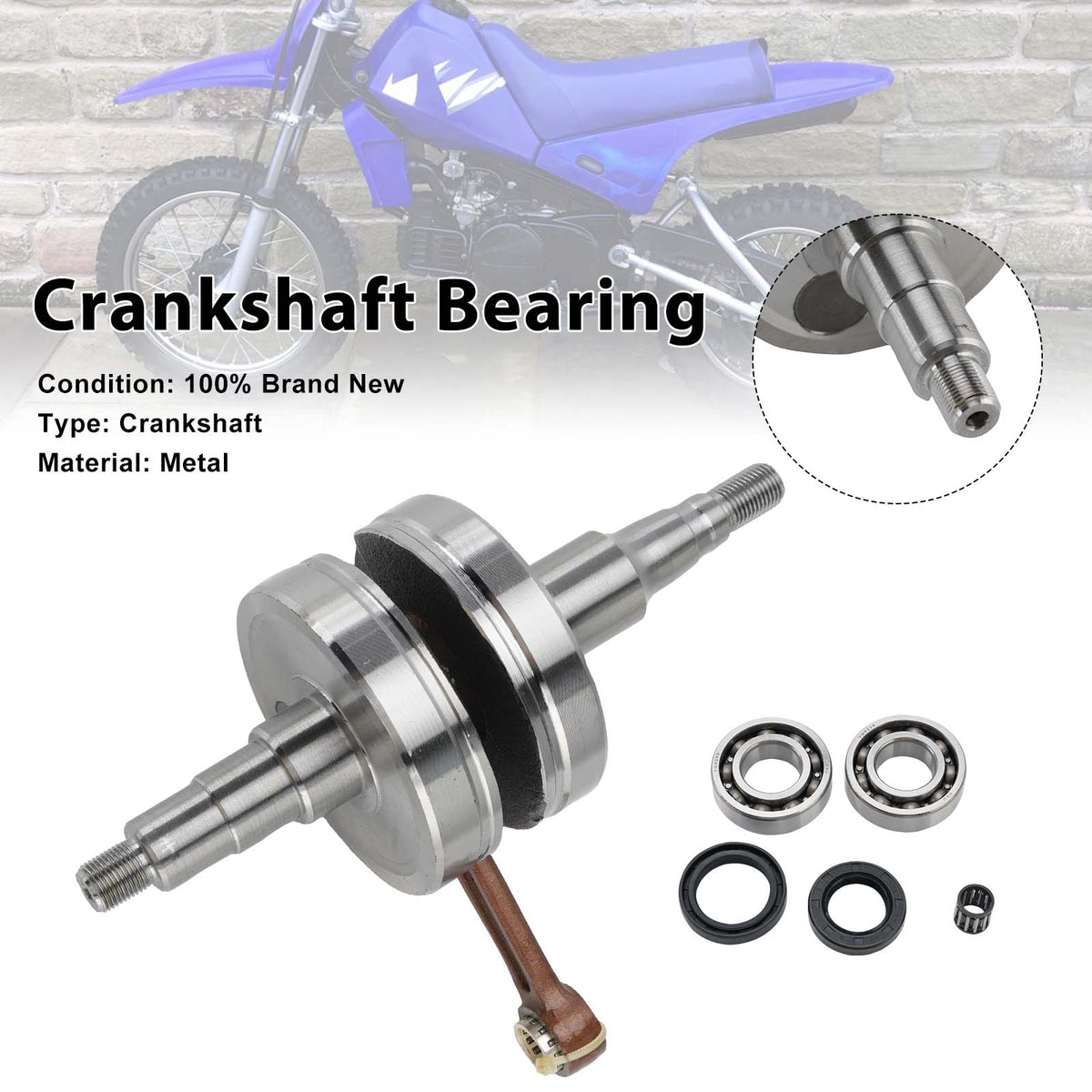 1983-2006 Yamaha PW80 80cc Y-Zinger Crankshaft Bearing