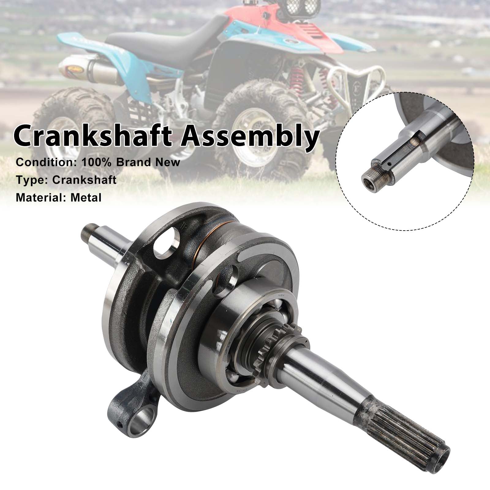 2004-2013 Yamaha YFM350X YFM350R Raptor 350 Crankshaft 1UY-11400-00-00
