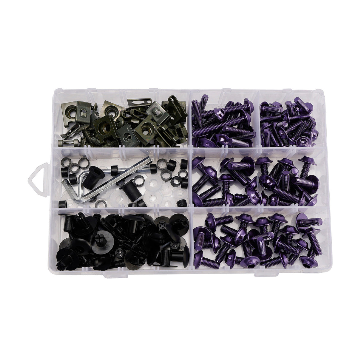 Kit carena viola Amotopart 2003-2004 Kawasaki ZX6R 636