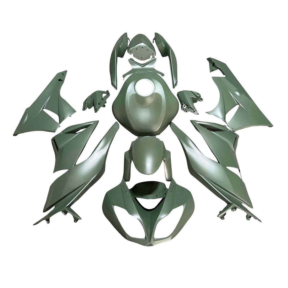 Amotopart 2009-2012 Kawasaki ZX6R 636 groene kuipset