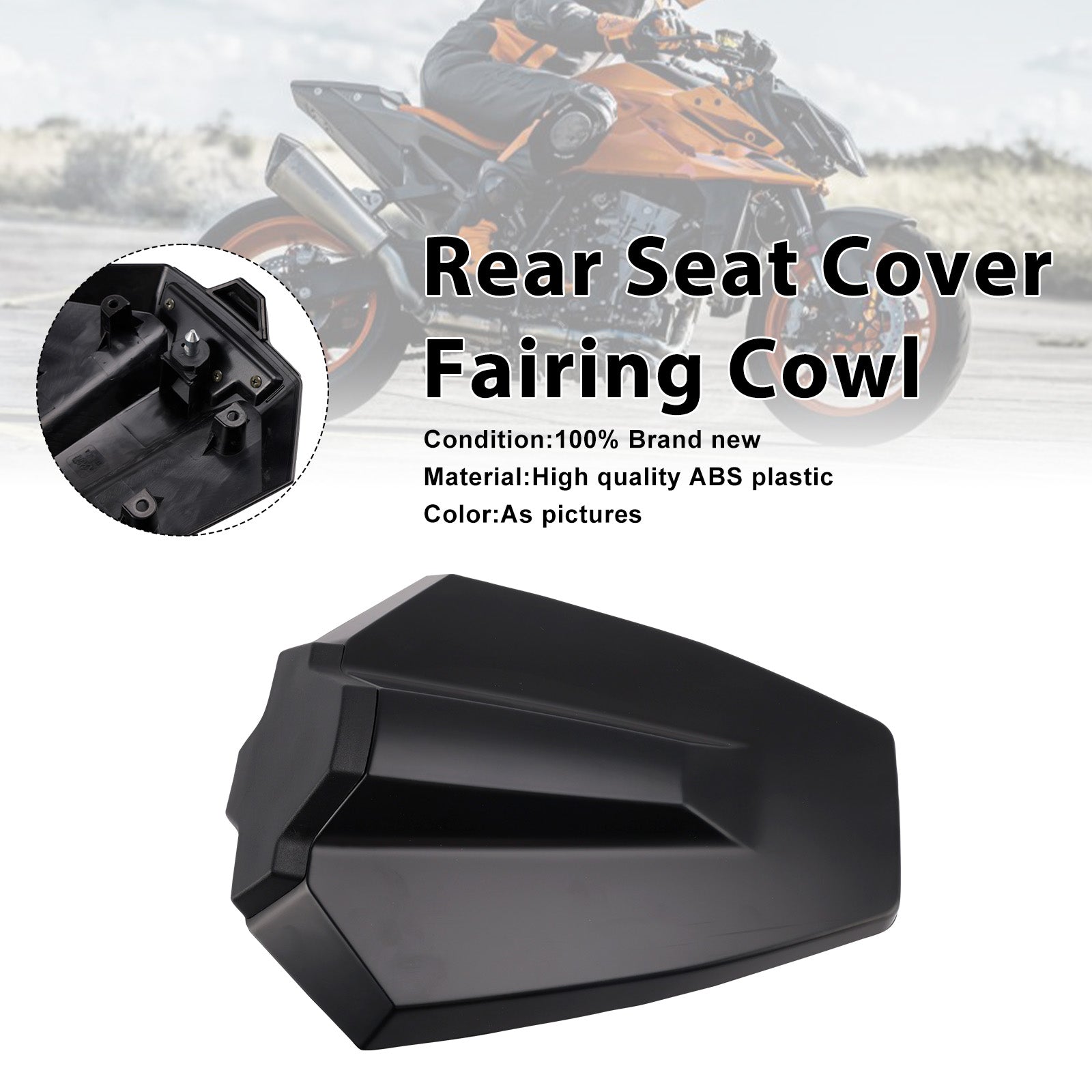 2024-2025 Duke 990 Rear Pillion Seat Cover Fairing Cowl