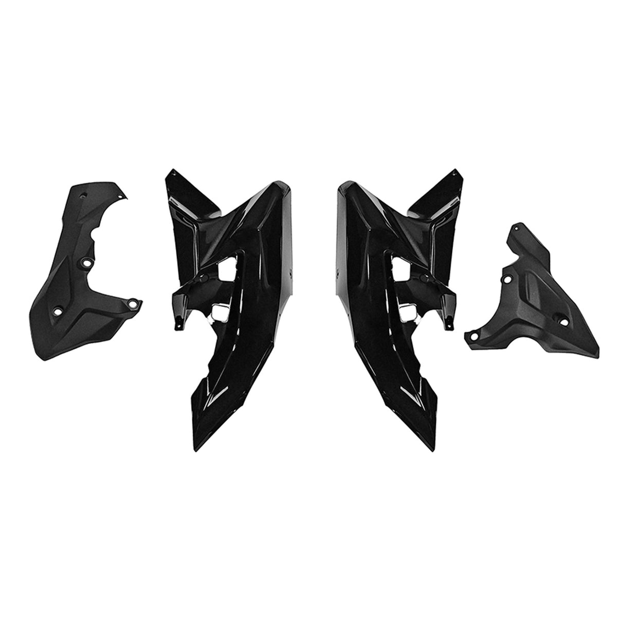 Amotopart 2019-2024 Kawasaki Versys 1000 Black Green Fairing Kit