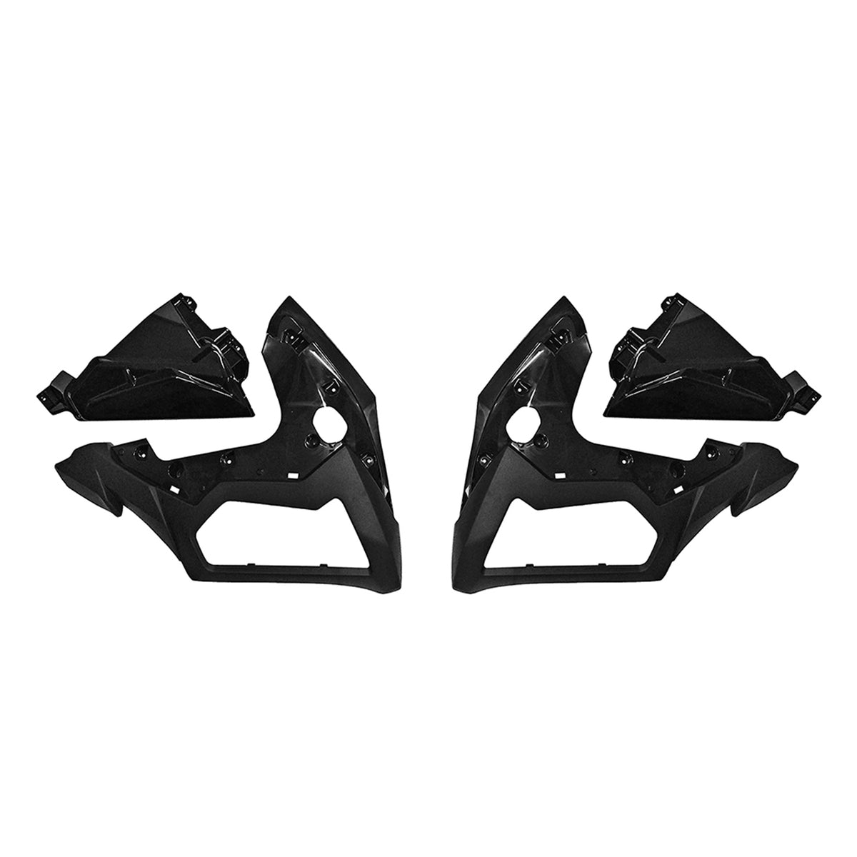 Amotopart 2019-2024 Kawasaki Versys 1000 Gray Black Red Fairing Kit