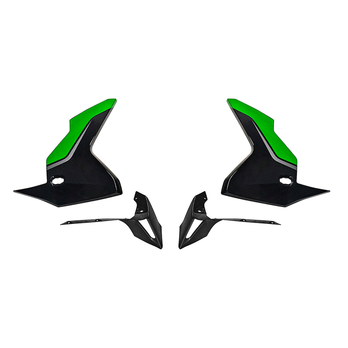 Sada kapotáže Amotopart 2019-2024 Kawasaki Versys 1000 Green Black
