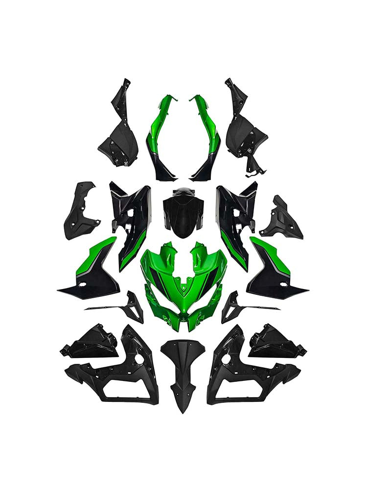 Sada kapotáže Amotopart 2019-2024 Kawasaki Versys 1000 Green Black
