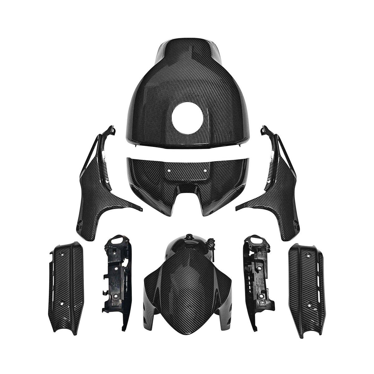 Amotopart 2022-2026 Yamaha XSR900 Black Fairing Kit