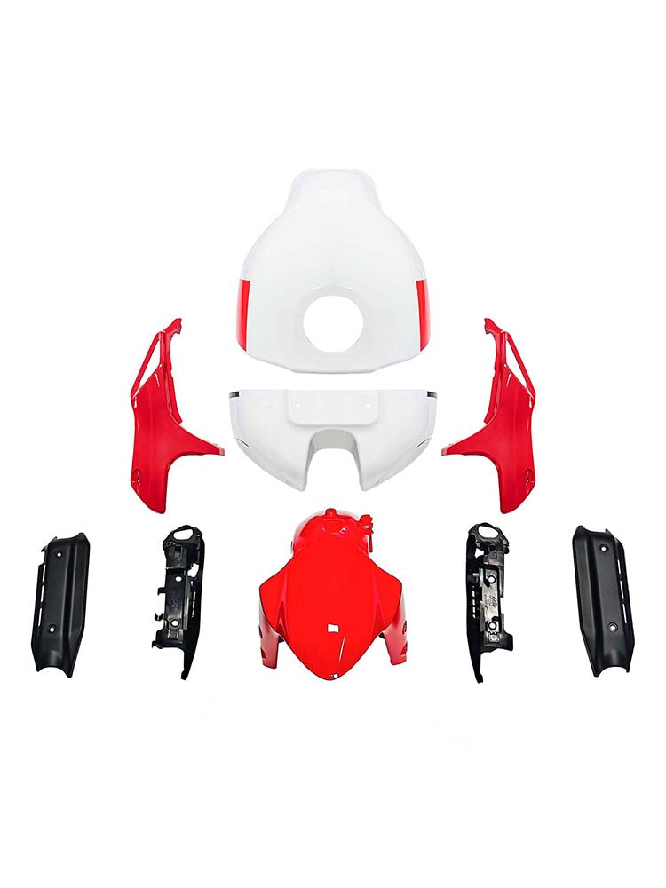 Amotopart 2022-2026 Yamaha XSR900 Red White Fairing Kit