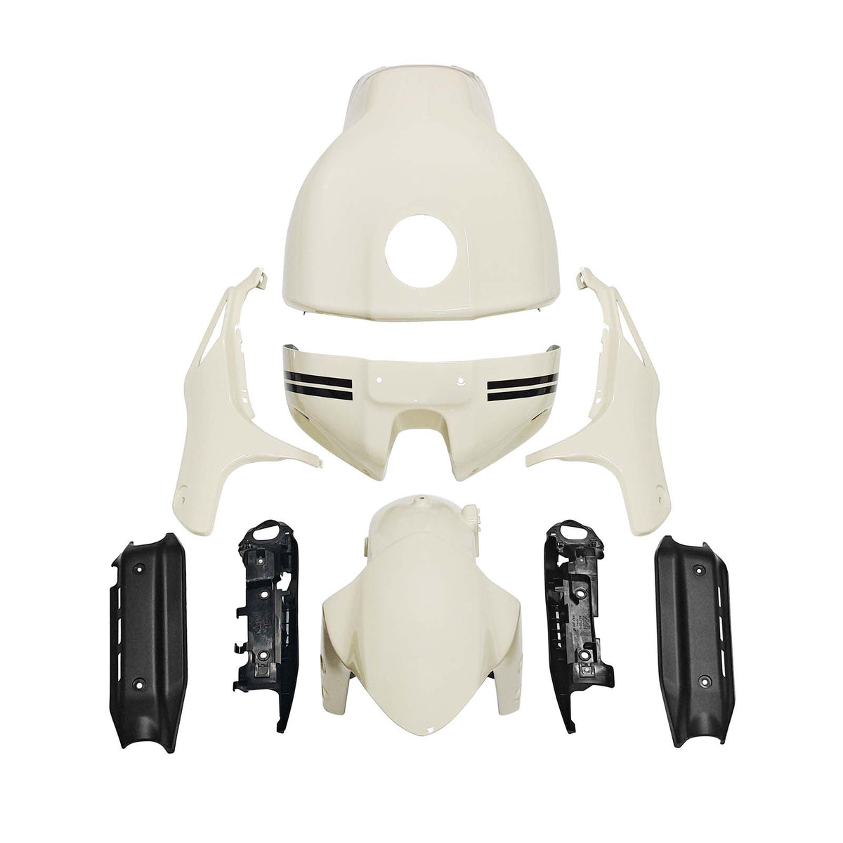 Amotopart 2022-2026 Yamaha XSR900 crème kuipset