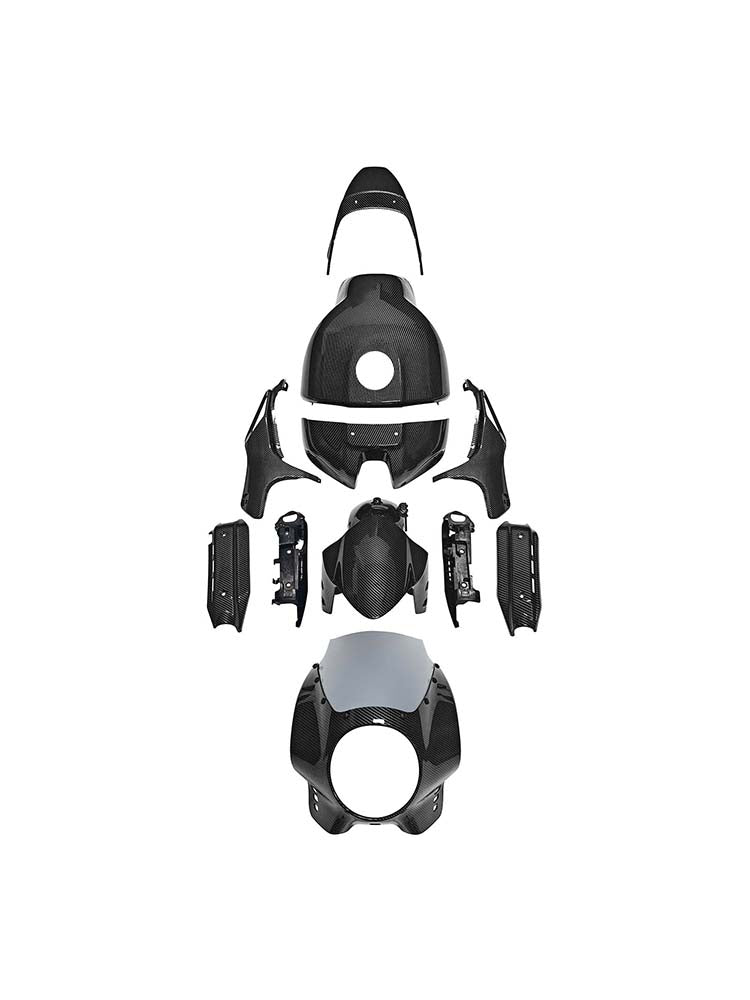 Kit carena nera Amotopart 2022-2026 Yamaha XSR900