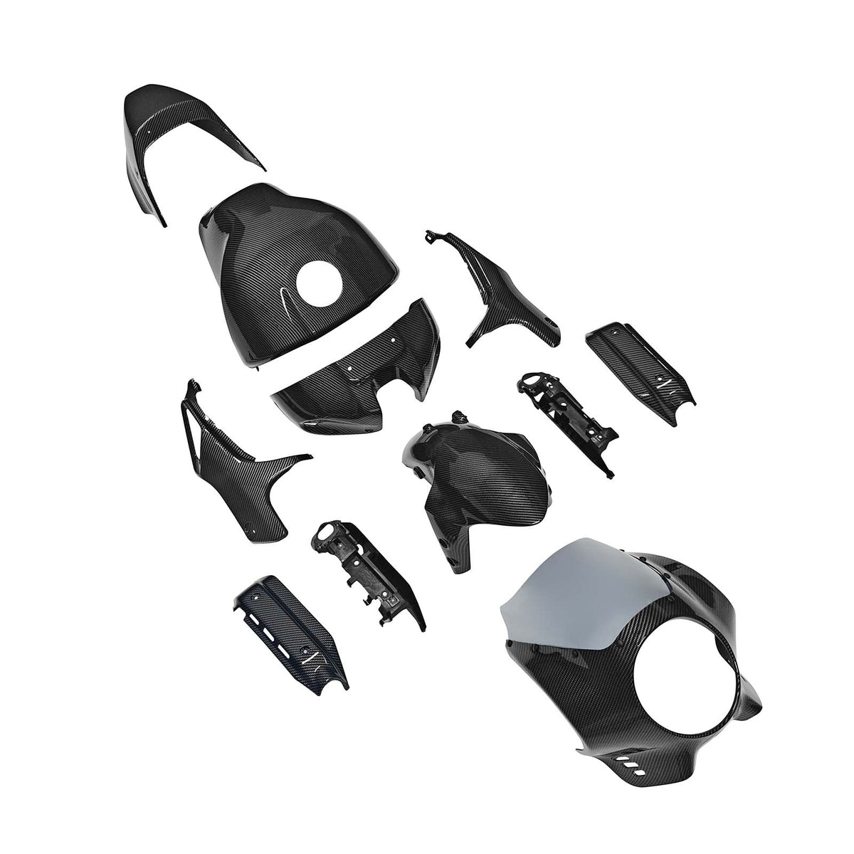 Kit carena nera Amotopart 2022-2026 Yamaha XSR900