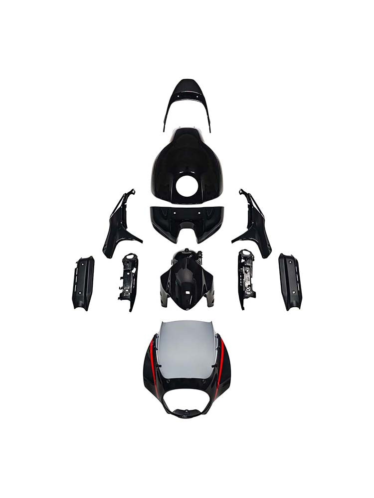Amotopart 2022-2026 Yamaha XSR900 Black Red Fairing Kit