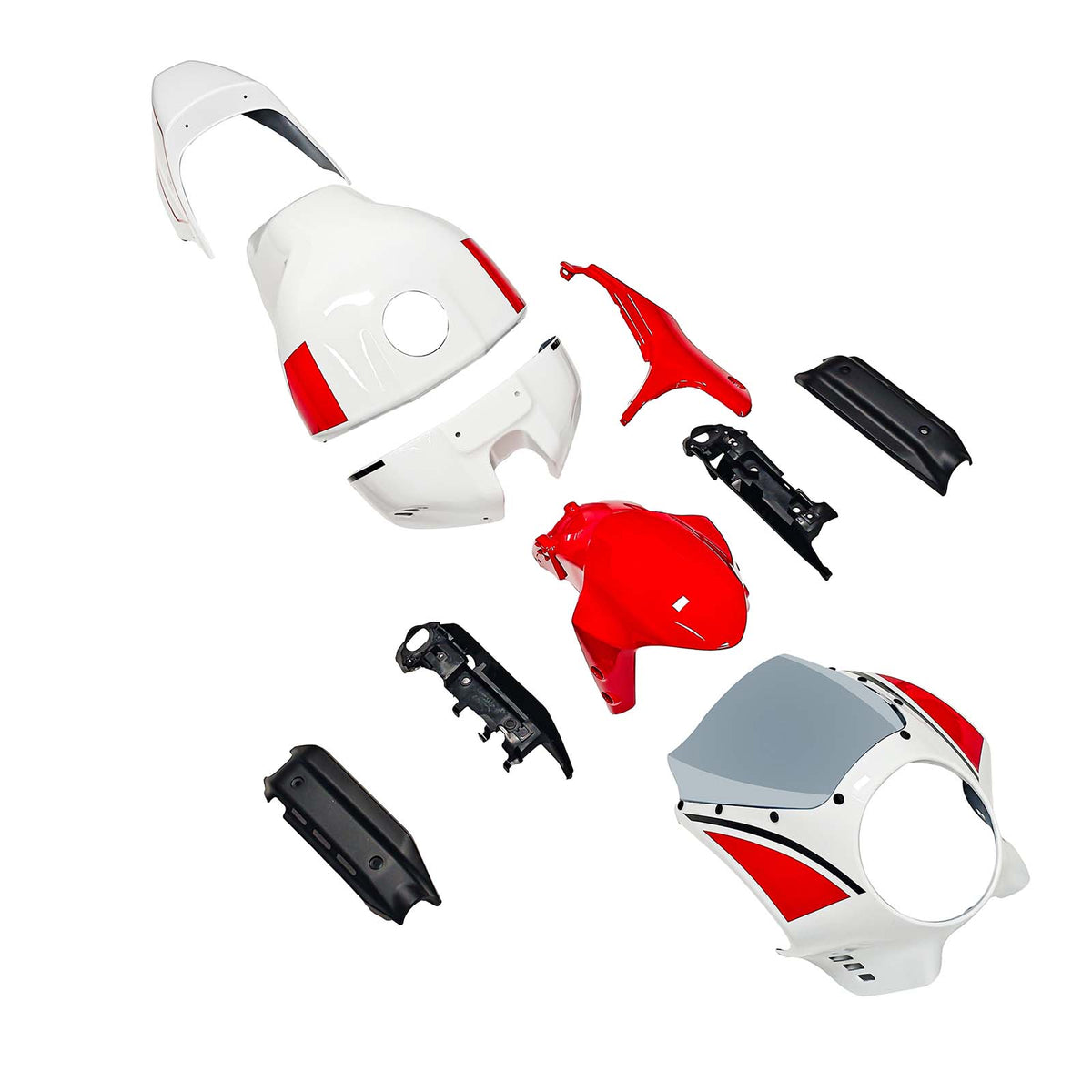 Amotopart 2022-2026 Yamaha XSR900 witrode kuipset