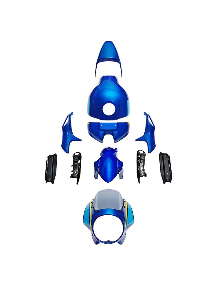 Amotopart 2022-2026 Yamaha XSR900 Blue Fairing Kit