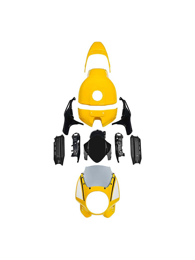 Amotopart 2022-2026 Yamaha XSR900 Yellow Black Fairing Kit