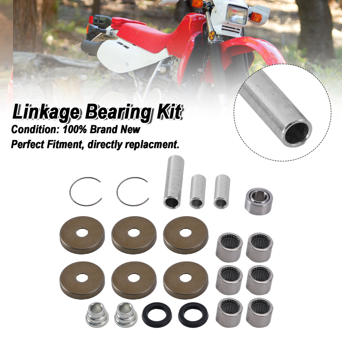 93-19 Honda XR250R XR350R XR600R XR650L Linkage lejesæt 27-1046