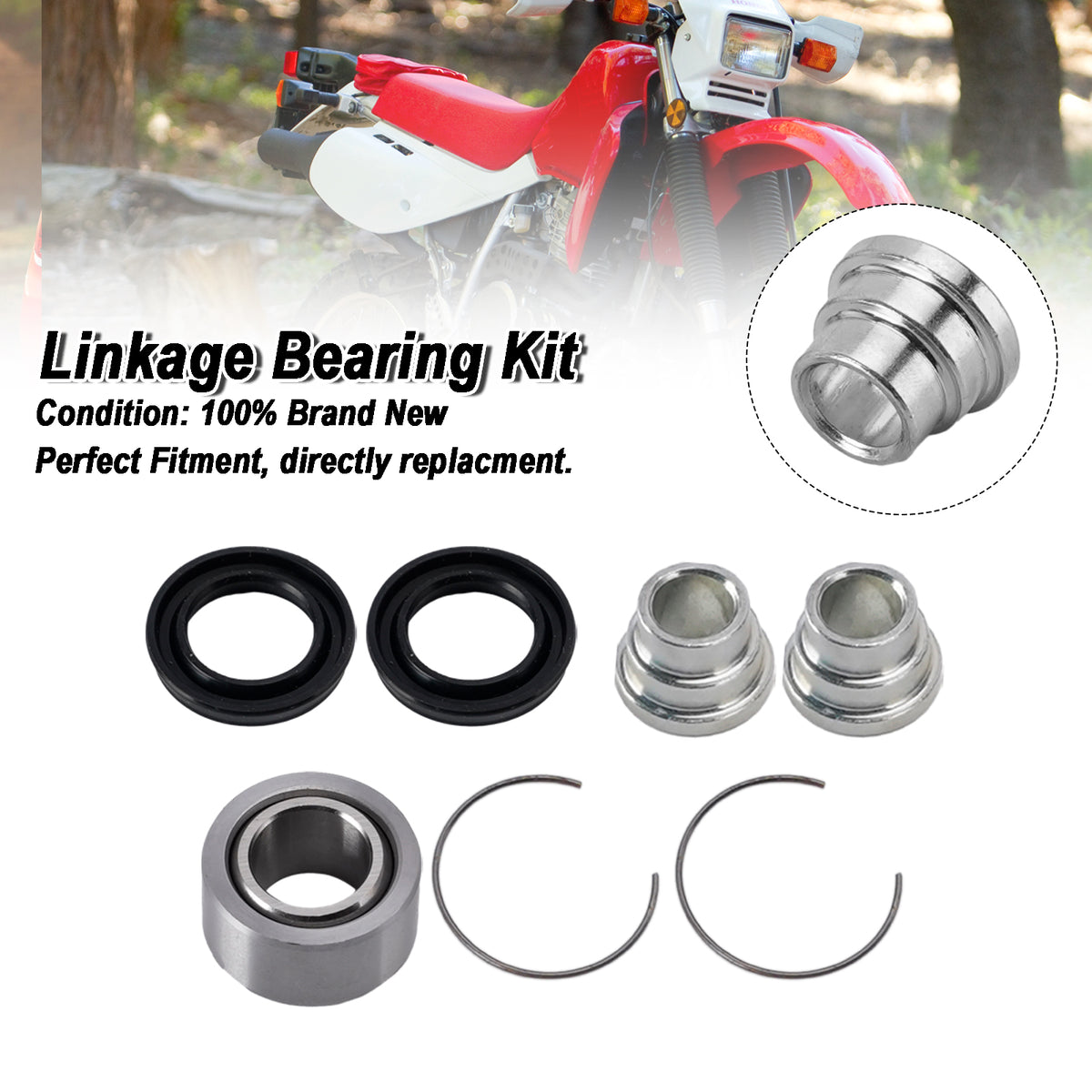 ホンダ XR650L XR250R XR600R XR400R XR350R ショックベアリングキット 29-1018