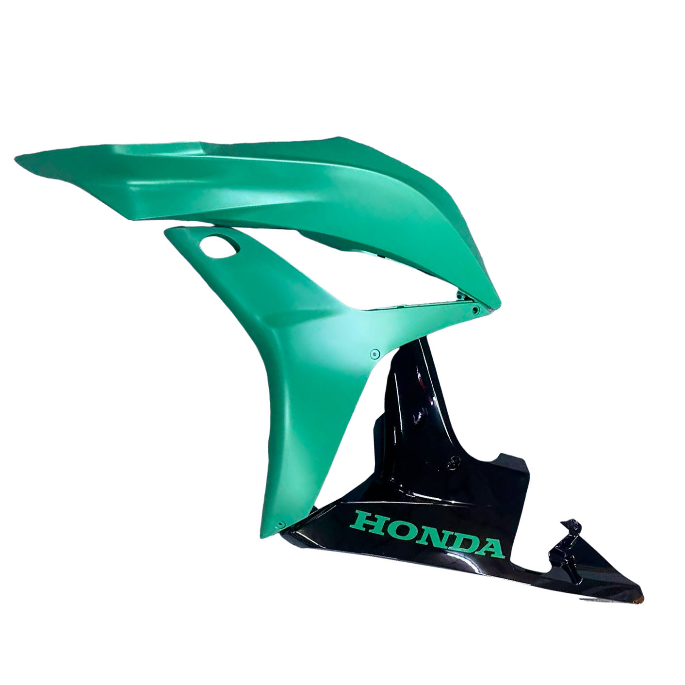 Amotopart 2007-2008 Honda CBR600RR Schwarzes Green Verkleidungskit